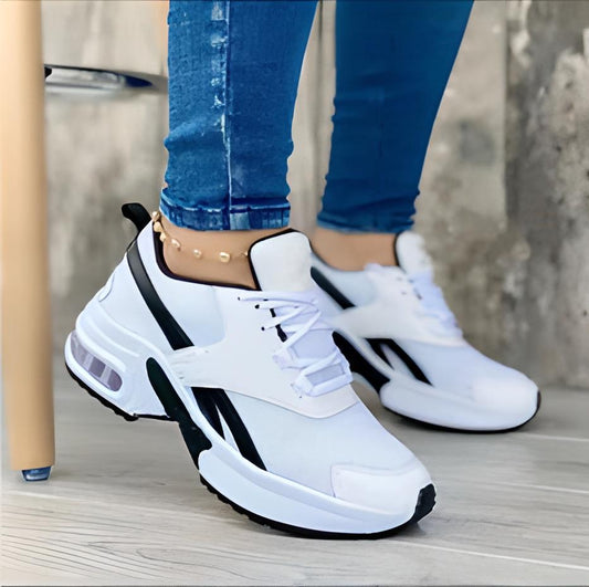 Damen Sneakers – Atmungsaktives Mesh – Ergonomische Passform – Gepolsterte Sohle